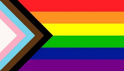 rainbow friendly LGTBIQ+ flag design